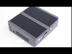 Mini PC sin ventilador con procesador Intel Celeron Serie J1900 para cortafuegos, router, 4 LAN, DDR3L