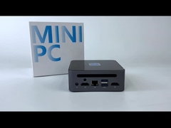 Procesador N100 de 12a generación Intel Mini PC DDR4 32GB con LAN único y HDMI doble
