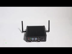 Intel Celeron J4105 PC industrial sin ventilador con doble LAN y DDR4