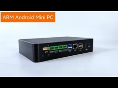 Dual LAN 4COM ARM RK3568 PC industrial DDR4 8G EMMC 16G Android 11 Mini PC incorporado