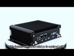 Procesador de la serie Intel Core Computación industrial sin ventilador Mini PC con doble LAN doble COM