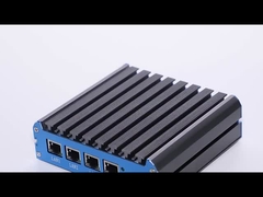 Intel Celeron Serie Firewall Mini PC con cuatro RJ45 2.5G Ethernet Linux