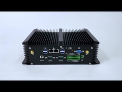 PC industrial incorporado sin ventilador que admite módulo 3G 4G con doble LAN y doble COM