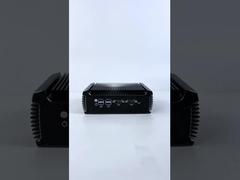 Mini PC industrial sin ventilador Intel Core i3 7100U, 16 GB con 2 LAN y 2 COM