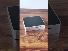 Soporte Intel N100 16GB con ventilador y 4 USB 2 LAN 2 HDMI Mini PC