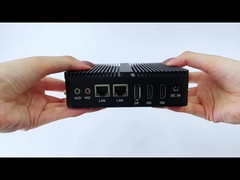 Procesador Intel Celeron J6412 con 16GB de RAM DDR4 y PC sin ventilador industrial con 2 HD