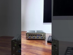 Mini PC industrial con procesador Intel Core I7-10510U, cuatro LAN y seis COM