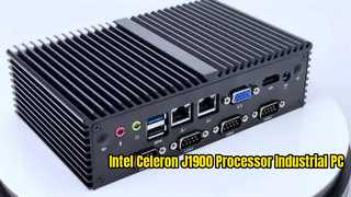 PC industrial del procesador X26G Intel Celeron J1900 con 7COM 2LAN