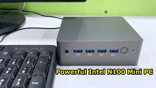 Procesador Intel N100 Dual LAN Mini PC con cuatro USB DDR4 46 GB de RAM para el hogar
