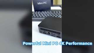 Mini PC con procesador Intel N250 con 1 puerto Gigabit Ethernet 2HD-MI 1Type-C para oficina en casa y juegos