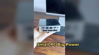 Mini PC con procesador AMD Ryzen R3 4300U con 1 puerto Ethernet Gigabit RJ45 2 HD-MI 1 tipo C