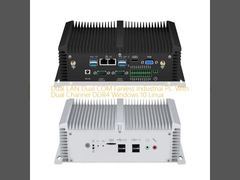 PC industrial sin ventilador LAN dual COM dual Win10 Linux