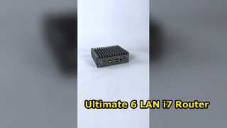 Procesador suave Intel Celeron J6412 del enrutador con 6 Lan 1 HD-MI 1 DP