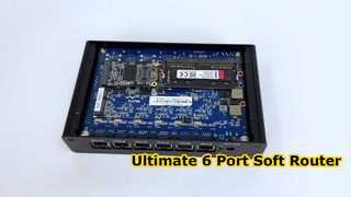 Mini PC con procesador Intel Pentium 4415U 6 puertos LAN Gigabit Intel I225