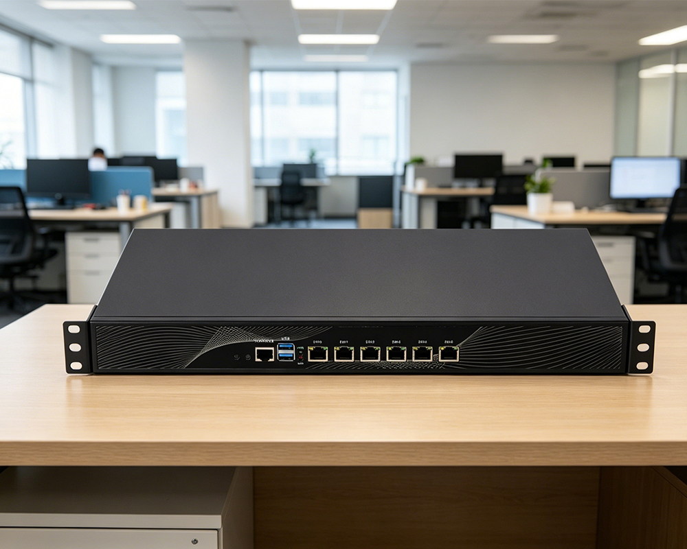 Últimos blogs de la empresa sobre Dispositivos de instabilidad de la red de oficina pequeña actualizar a 6 puertos 2.5G Aplicación de enrutador X86