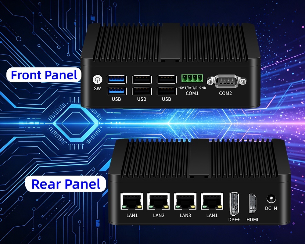 Últimos blogs de la empresa sobre Cuatro PC industriales LAN Dual COM resuelven el problema de interfaces de red industriales insuficientes