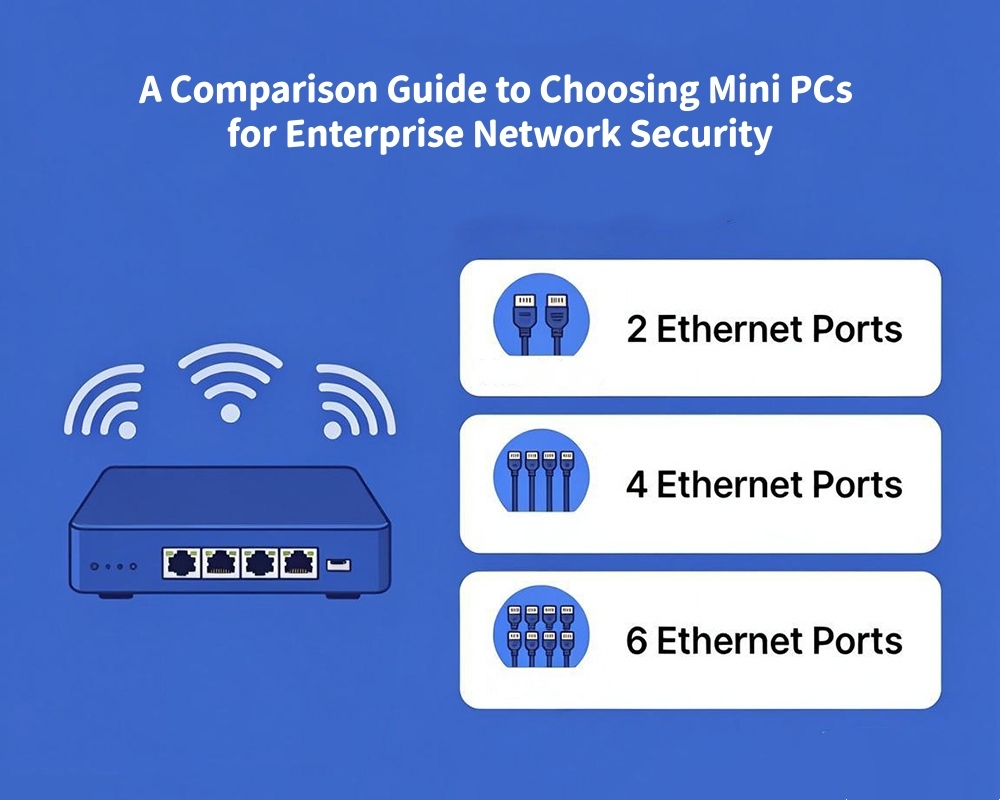 Últimos blogs de la empresa sobre ¿LAN dual 4 LAN o 6 LAN? Una guía comparativa para elegir Mini PCs para la seguridad de redes empresariales