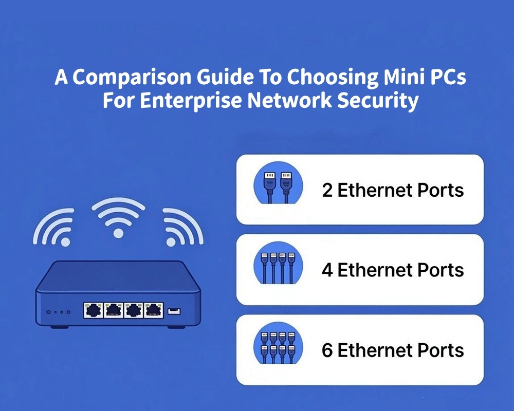 Últimos blogs de la empresa sobre ¿LAN dual 4 LAN o 6 LAN? Una guía comparativa para elegir Mini PCs para la seguridad de redes empresariales