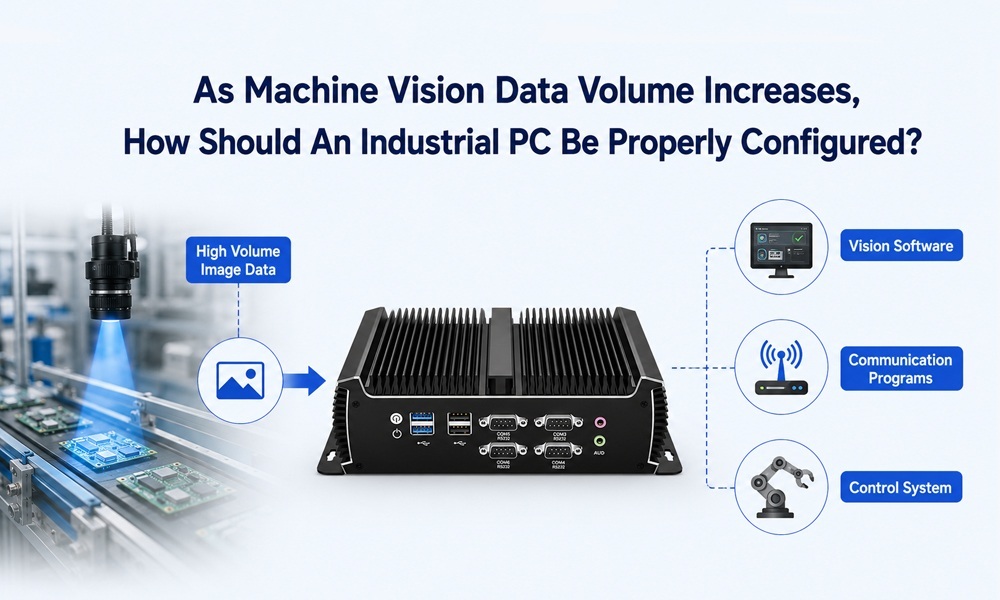 Últimos blogs de la empresa sobre A medida que aumenta el volumen de datos de visión artificial, ¿cómo se debe configurar correctamente un PC industrial?
