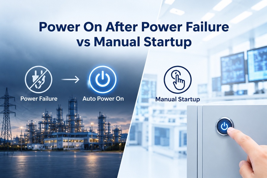 Últimos blogs de la empresa sobre Power On After Power Failure vs Manual Startup: How to choose the power on method for an industrial mini PC