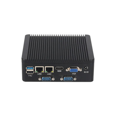 Intel Pentium J2900 PC industrial con doble LAN 4 COM soporte de pantalla doble