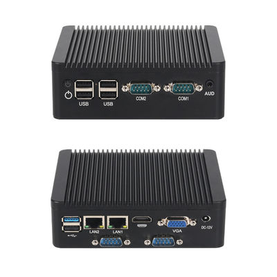 Dual LAN 4 COM Mini PC industrial con procesador Intel Celeron N2840 y DDR3L