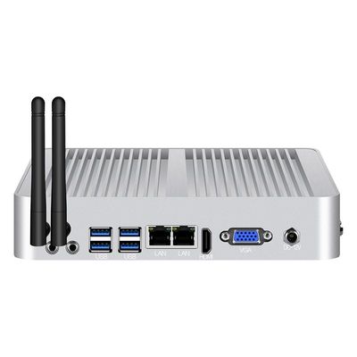 Mini PC de la serie Intel Core i7 con LAN doble, COM doble y RAM DDR3L de un solo canal