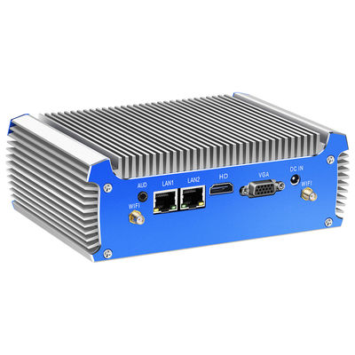 comprar PC industrial sin ventilador de la serie Intel con 2LAN 2COM y soporte de pantalla doble online manufacture