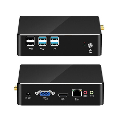 Comprar Mini PC con procesador Intel Core i3 7100U mSATA SSD DDR3L 16G RAM y ventilador de enfriamiento Fabricación en línea