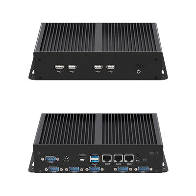 comprar PC industrial con Intel Celeron J6412 16GB RAM tres Ethernet y enfriamiento sin ventilador online manufacture