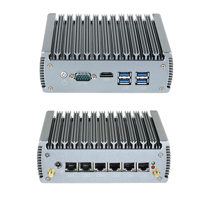 Comprar Mini PC Industrial con Procesador Intel I5 1145G7, Seis Puertos LAN, Un Puerto COM y Un Puerto HD-MI Fabricación en línea