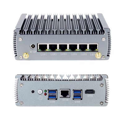 comprar Intel Celeron J6412 PC con seis LAN uno COM y 4 USB Mini Computadora Fabricación en línea