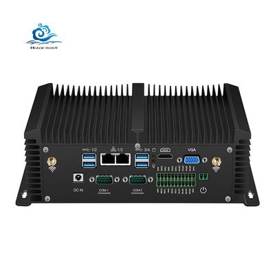 comprar PC Industrial sin ventilador con carcasa de aleación de aluminio, soporte para múltiples sistemas operativos y RAM DDR4 Intel Core i5 con WIFI Fabricación en línea