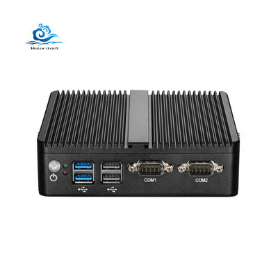 comprar Mini PC industrial con garantía de 1 año Compacto 133mm*125mm*40mm Concha de aluminio Diseño sin ventilador Fabricación en línea