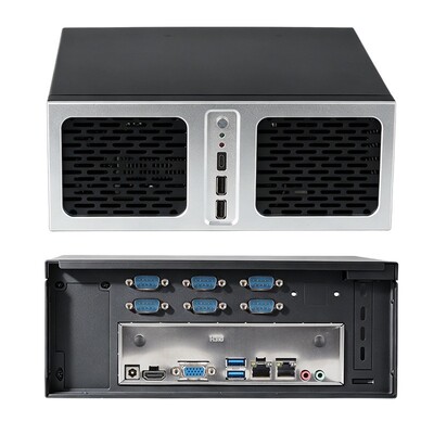 comprar Mini PC industrial con procesador Intel Celeron G6900 con 6 COM 2 LAN Fabricación en línea