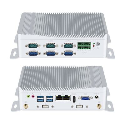 Comprar Intel Celeron J1900 PC industrial sin ventilador con doble COM GPIO y DDR3L 8G Fabricación en línea