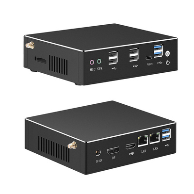 Comprar Mini computadora de escritorio de doble LAN con procesador de la serie Intel Core DP y HDMI Fabricación en línea