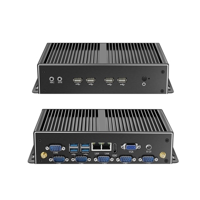 Comprar HLY Mini PC industrial sin ventilador con puertos Intel Core i5 4200U y RS232 Fabricación en línea