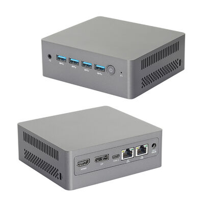 Comprar Celeron N5095 Mini PC Intel de plástico con LAN doble DDR4 16G WiFi de banda doble y ventilador Fabricación en línea