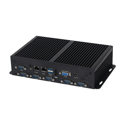 Dual LAN 6COM Procesadores Intel Mini PC Core Serie Celeron 3855U sin ventilador con SSD MSATA