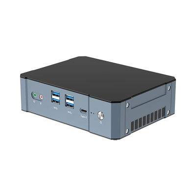 DDR5 Mini PC de oficina para el hogar con ventilador LAN dual 4 pantalla 2 M.2 SSD escritorio