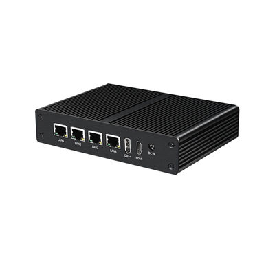 Minicomputadora industrial sin ventilador Linux Intel N100 DDR4 16G RAM 4LAN Dual COM