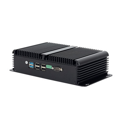 DDR4 16G RAM Intel N100 Mini PC industrial sin ventilador 4 LAN Dual COM Linux con WIFI