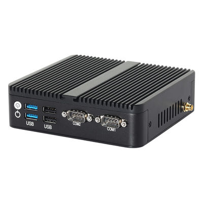 J6412 N100 Procesador Mini PC sin ventilador DDR4 Dual LAN Dual COM RS232 Triple Display