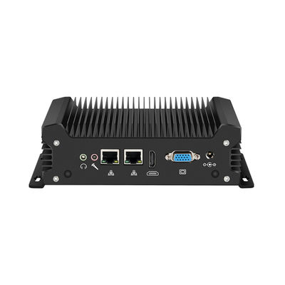 Procesador de la serie Intel Core Computación industrial sin ventilador Mini PC con doble LAN doble COM