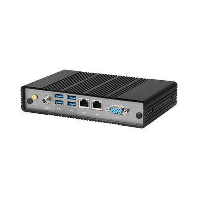 Intel Atom E3940 DDR3L 8GB PC industrial con doble LAN y doble COM Mini computadora sin ventilador