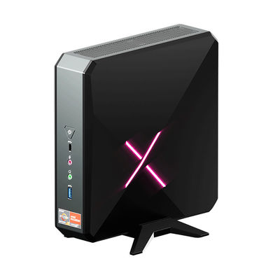 Mini PC de juegos Ryzen R7 5800H sin ventilador con DDR4 32G 3200MHz y doble Ethernet