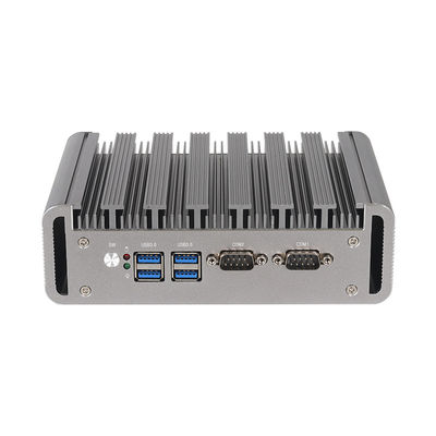 Intel Core I5-6200U Mini PC industrial sin ventilador con doble RS232 COM y doble LAN DDR4