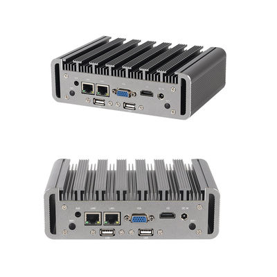 Intel Celeron J6412 y Core i5-6200U Mini PC sin ventilador Apoyo industrial OEM y ODM