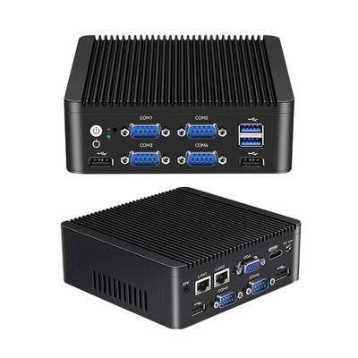 Intel Celeron J4125 Pentium N5000 Mini PC con RAM DDR4 y SSD MSATA con Windows Linux